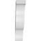 Ekena Millwork 5 1/2-in. W x 18-in. D x 26-in. H Funston Architectural Grade PVC Knee Brace BRCP055X18X26FST - alternate 3